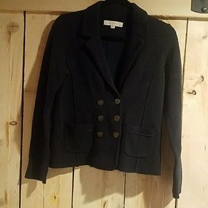 Ann Taylor loft petite blazer double breasted m
